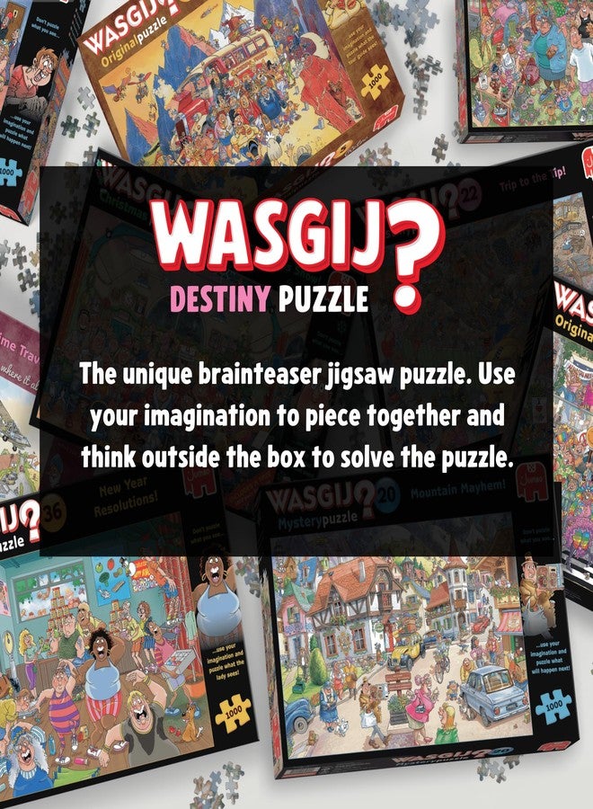 Jumbo Wasgij Destiny 27, Café to Latte! 1000 Piece Jigsaw Puzzle for Adults - Colourful, Challenging & Brainteasing Adult Puzzles - Puzzle the Future - 100% Recycled Cardboard Jigsaws - 1000pcs - Image 2
